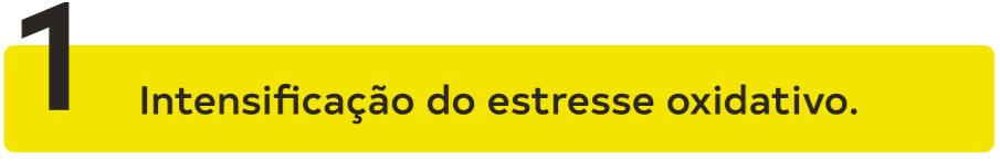 falta de coenzima intensificação do estresse oxidativo